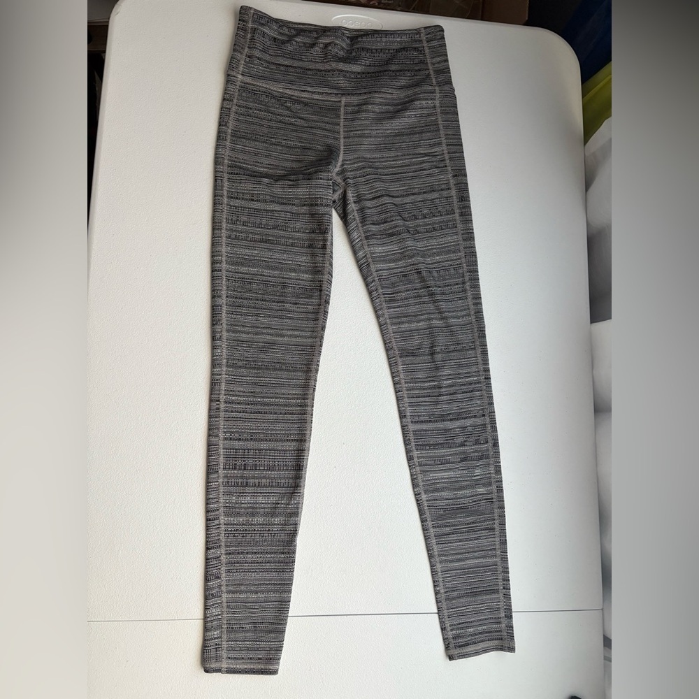 Athleta Womens Grey Space Dye‎ High Waisted Performance Leggings Size S RN54023